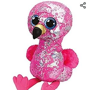TY PINKY flippables flamingo-Large